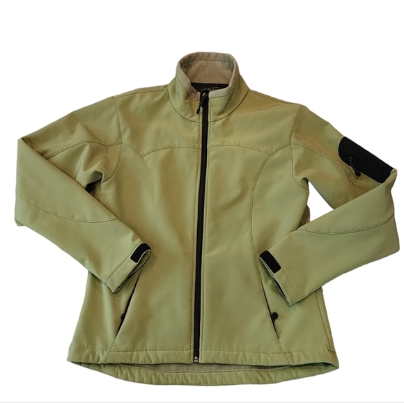 Black Diamond soft shell,  fleece lined green jacket. - Picture 3 of 17